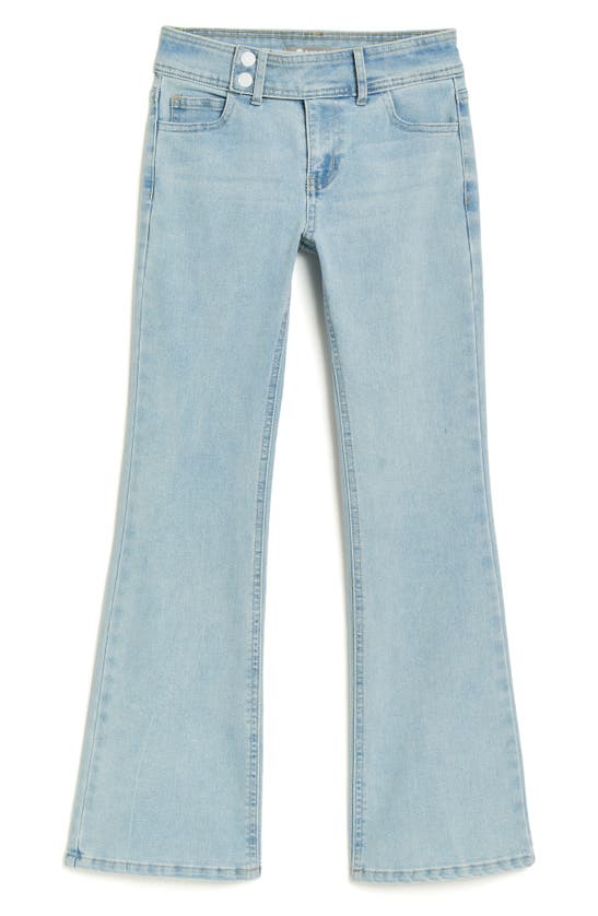 Shop Tractr Kids' Flare Jeans In Indigo