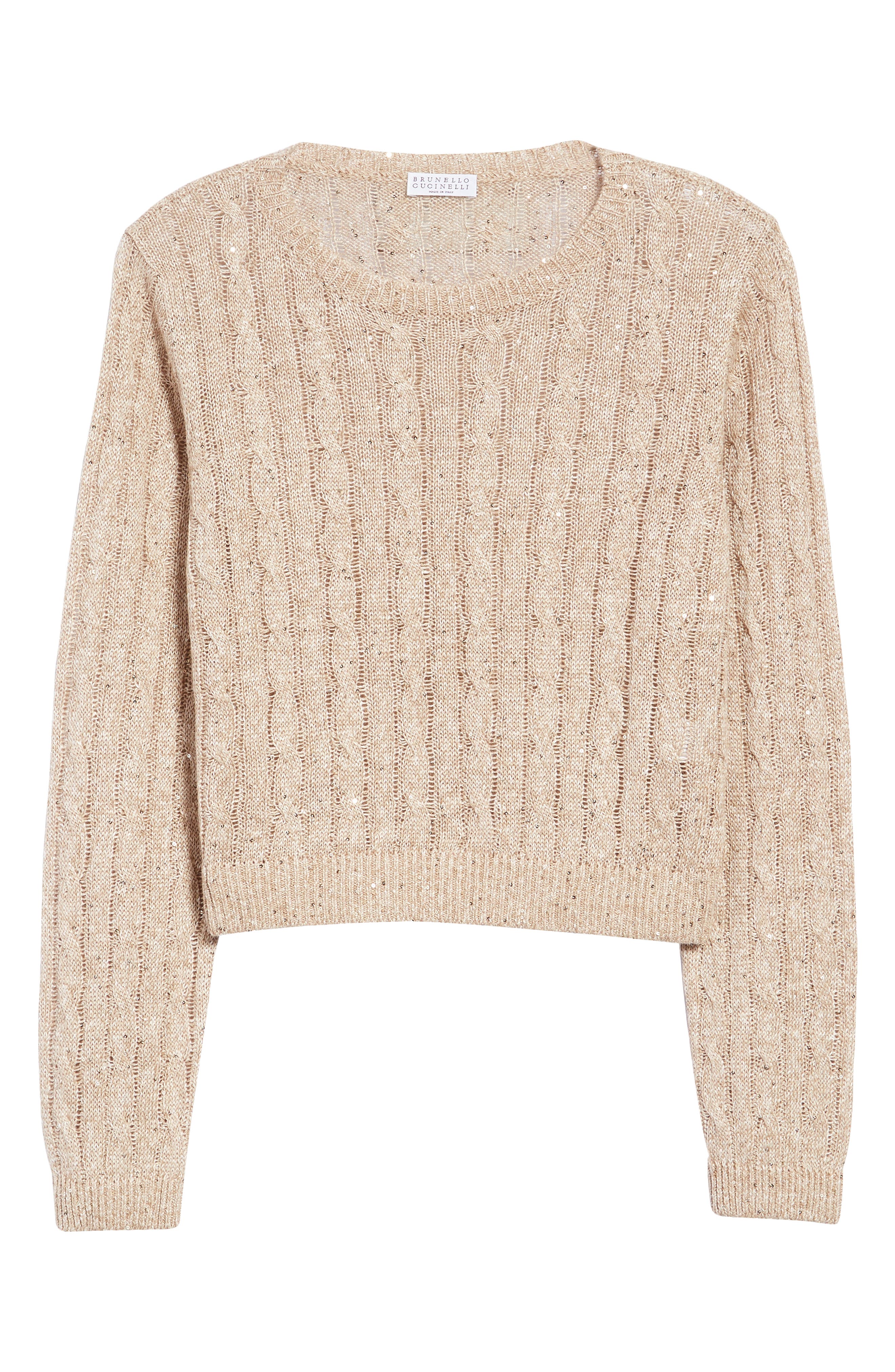 Brunello cucinelli sequin on sale sweater