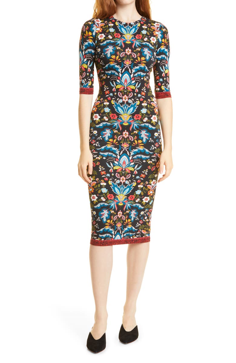 Alice Olivia Alice Olivia Delora Short Sleeve Bodycon Dress Nordstrom Alice Olivia Alice Olivia Delora Short Sleeve Bodycon Dress Nordstrom