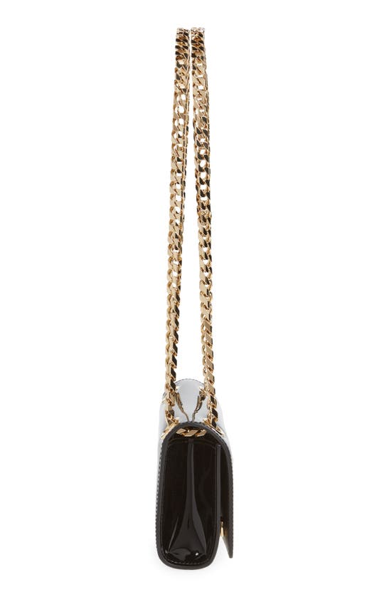 Shop Dolce & Gabbana Logo Polished Calfskin Crossbody Phone Case With Card Holder In Black