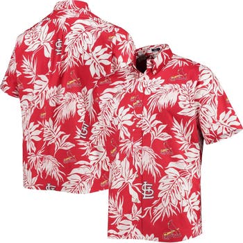 Men's Reyn Spooner White St. Louis Cardinals scenic Button-Up Shirt