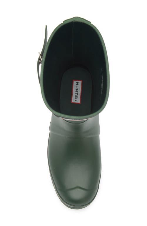 Hunter Original Waterproof Rain Boot In Green