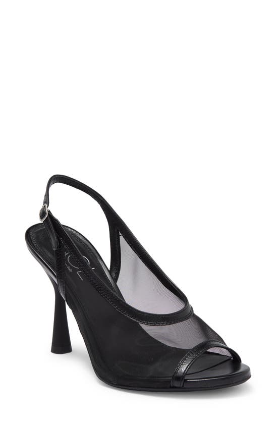 Agl Attilio Giusti Leombruni Dea Peep Toe Slingback Sandal In