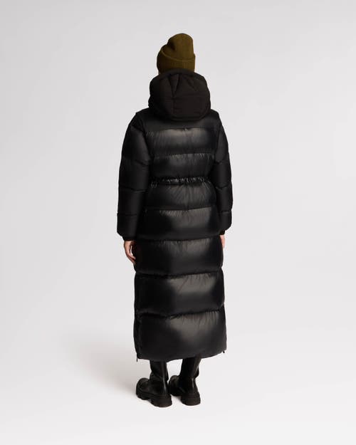 Alpenhaus Tingwick 2-in-1 Maxi Puffer With Removable Sleeves In Black