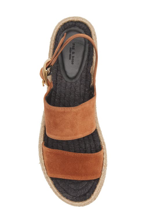 Rag & Bone Odyssey Platform Sandal In Redwoodsd