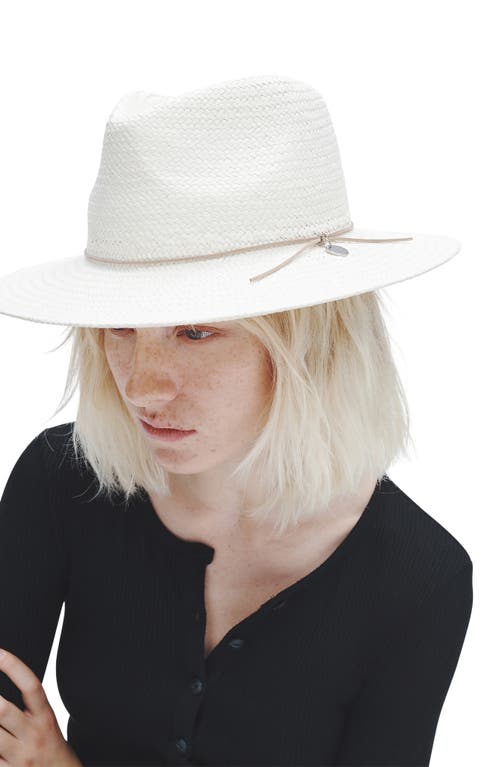 Shop Rag & Bone Packable Straw Fedora In Natural/brown