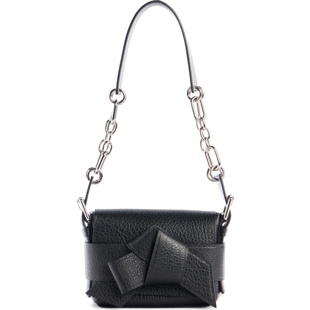 Acne Studios Structured Small Shoulder Bag In Black