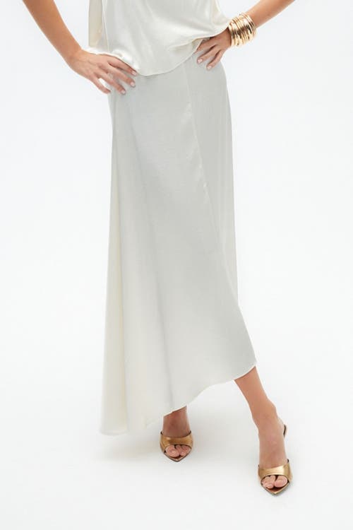 Nocturne Asymmetrical Long Skirt in Ecru at Nordstrom