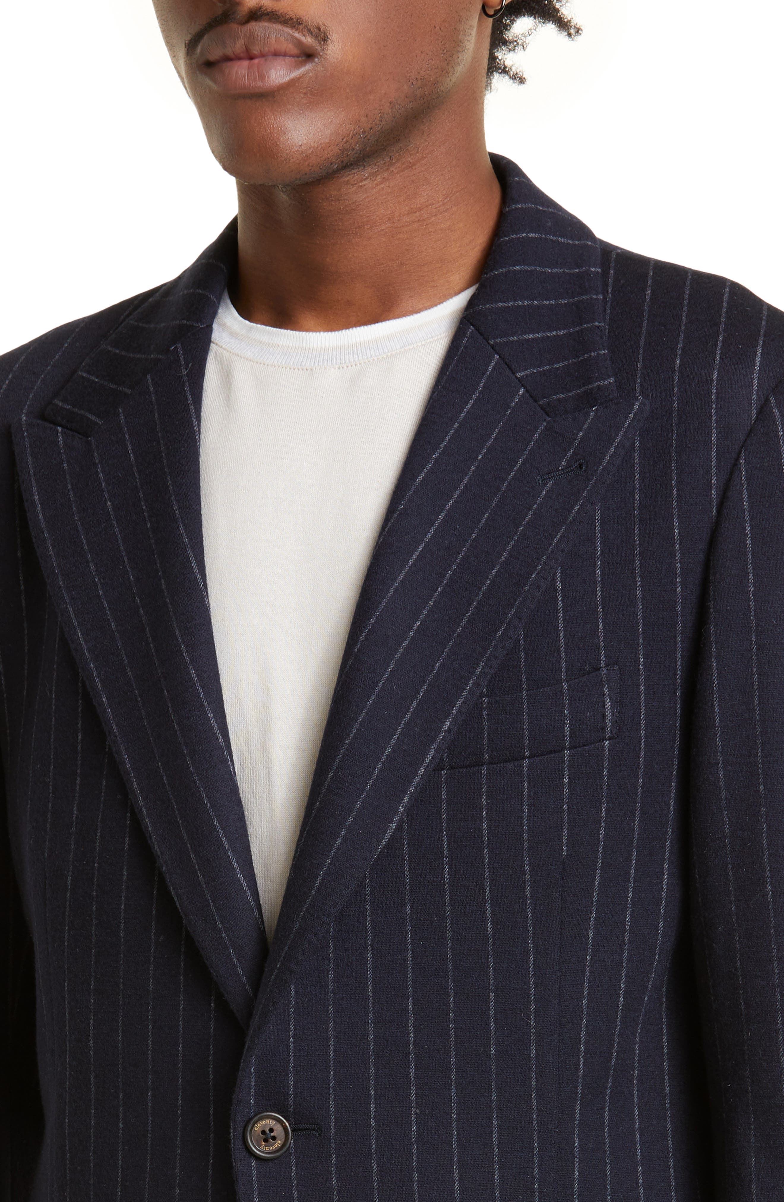 pinstripe sports jacket