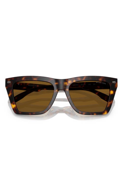 Michael Kors 56mm Square Sunglasses In Dk Tort