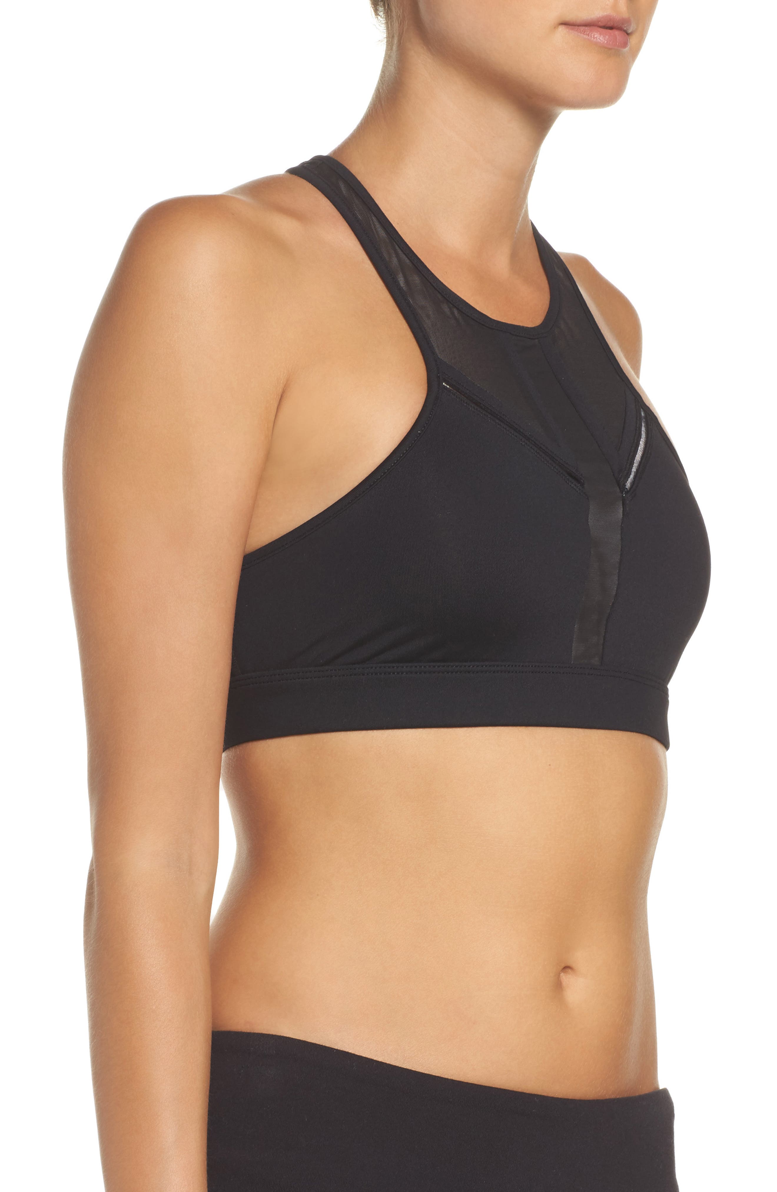 half moon sports bra