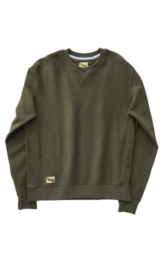 Shop Tracksmith Trackhouse Crew In Beetle Green