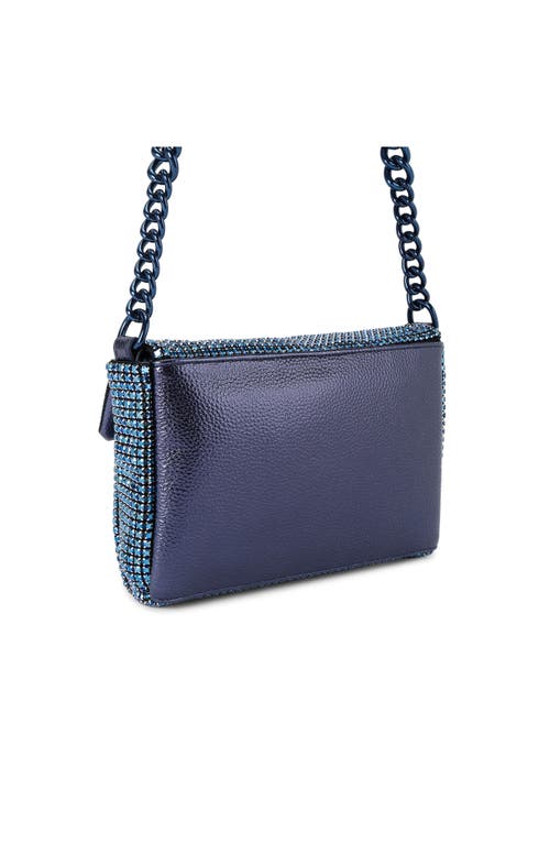 Shop Kurt Geiger London Small Party Shoulder Bag In Dark Blue