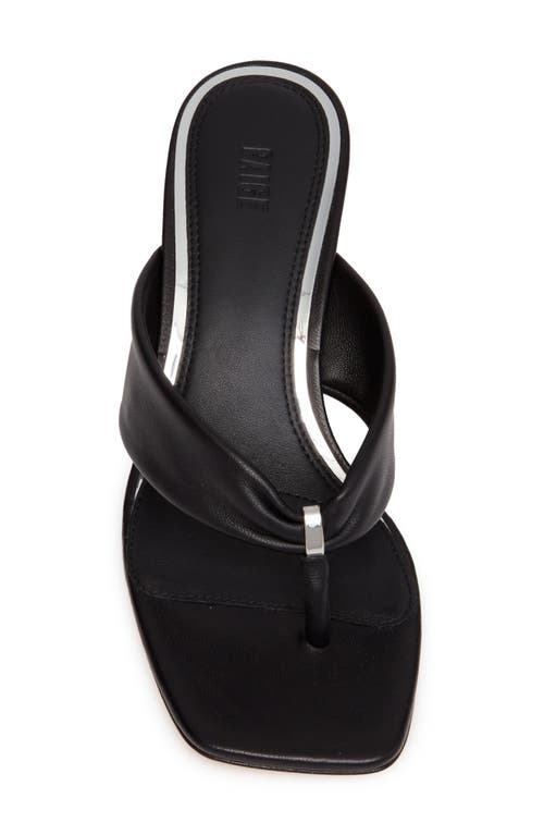 Shop Paige Estelle Flip Flop In Black