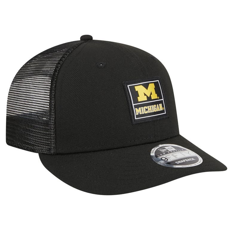 Shop New Era Black Michigan Wolverines Labeled 9fifty Snapback Hat