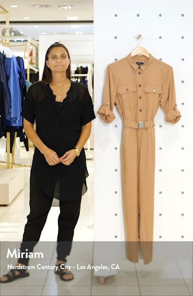bardot buckle jumpsuit