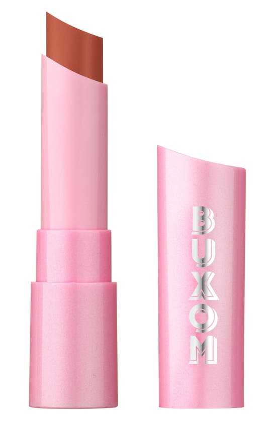 Shop Buxom Full-on Plumping Lip Glow Balm In Peach Smoothie