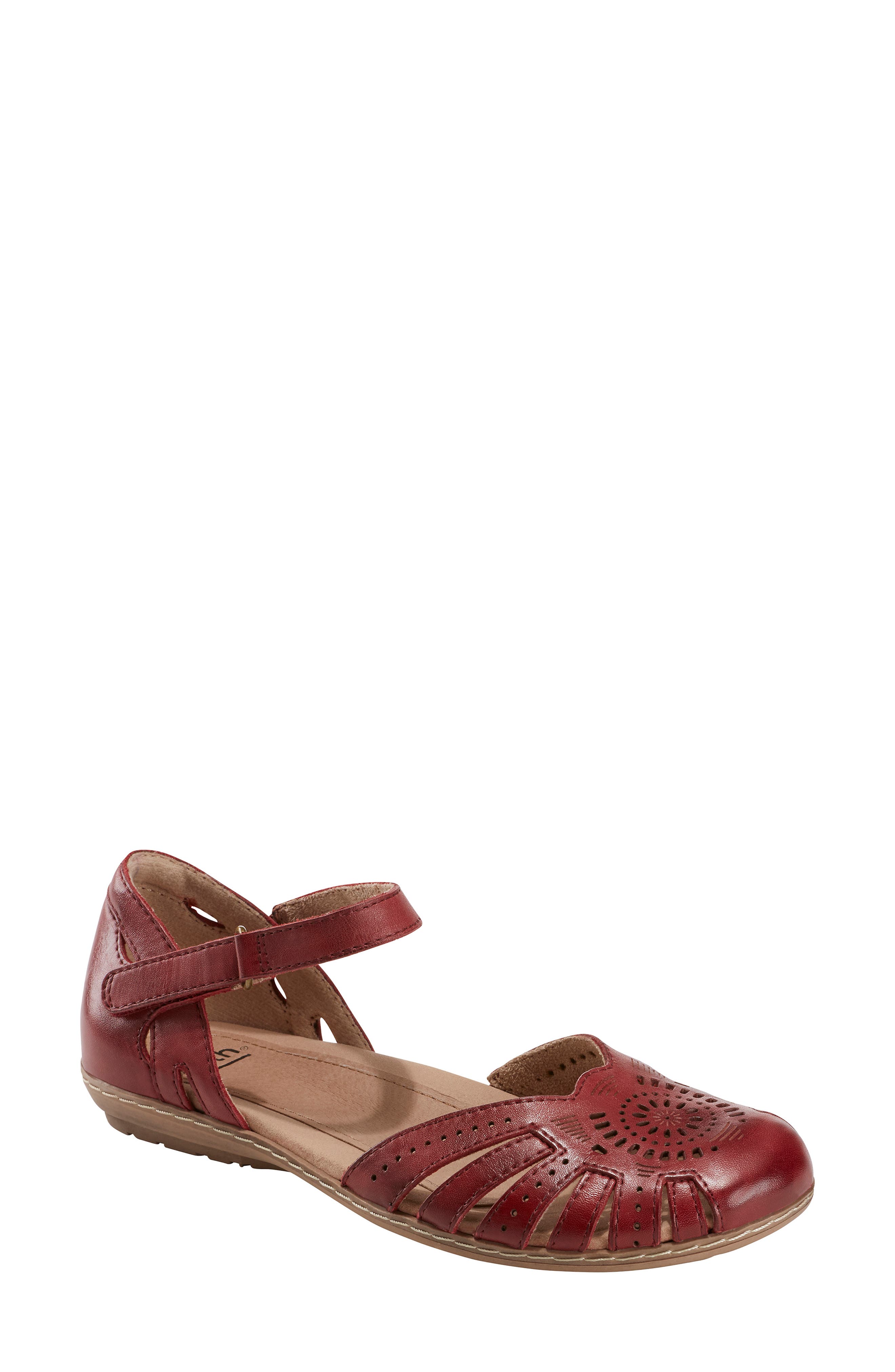 Earth Cahoon Sandal, Burgundy
