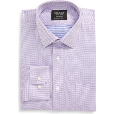 Nordstrom Shop Smartcare(TM) Trim Fit Houndstooth Dress Shirt - Pink