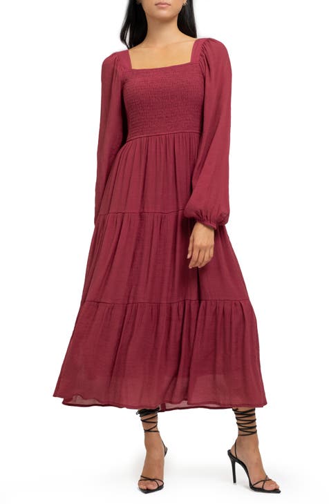 Collective Concepts Smocked Midi Dress, Nordstromrack in 2023