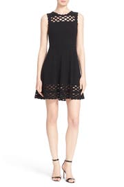 Milly 'Chain Link' Fit & Flare Dress | Nordstrom