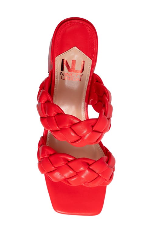Ninety Union Twist Slide Sandal In Red