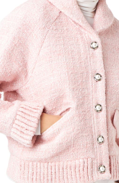 ENDLESS ROSE ENDLESS ROSE METALLIC TWEED JACKET