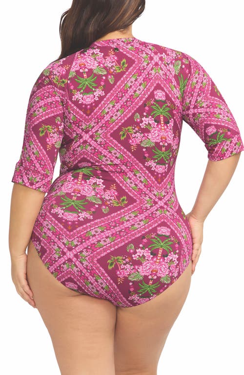 Shop Artesands Shambala Sunsafe One-piece Swimsuit In Pink