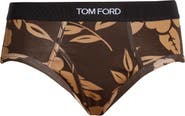 Tom Ford Hibiscus Print Stretch Silk Pajama Pants | Nordstrom