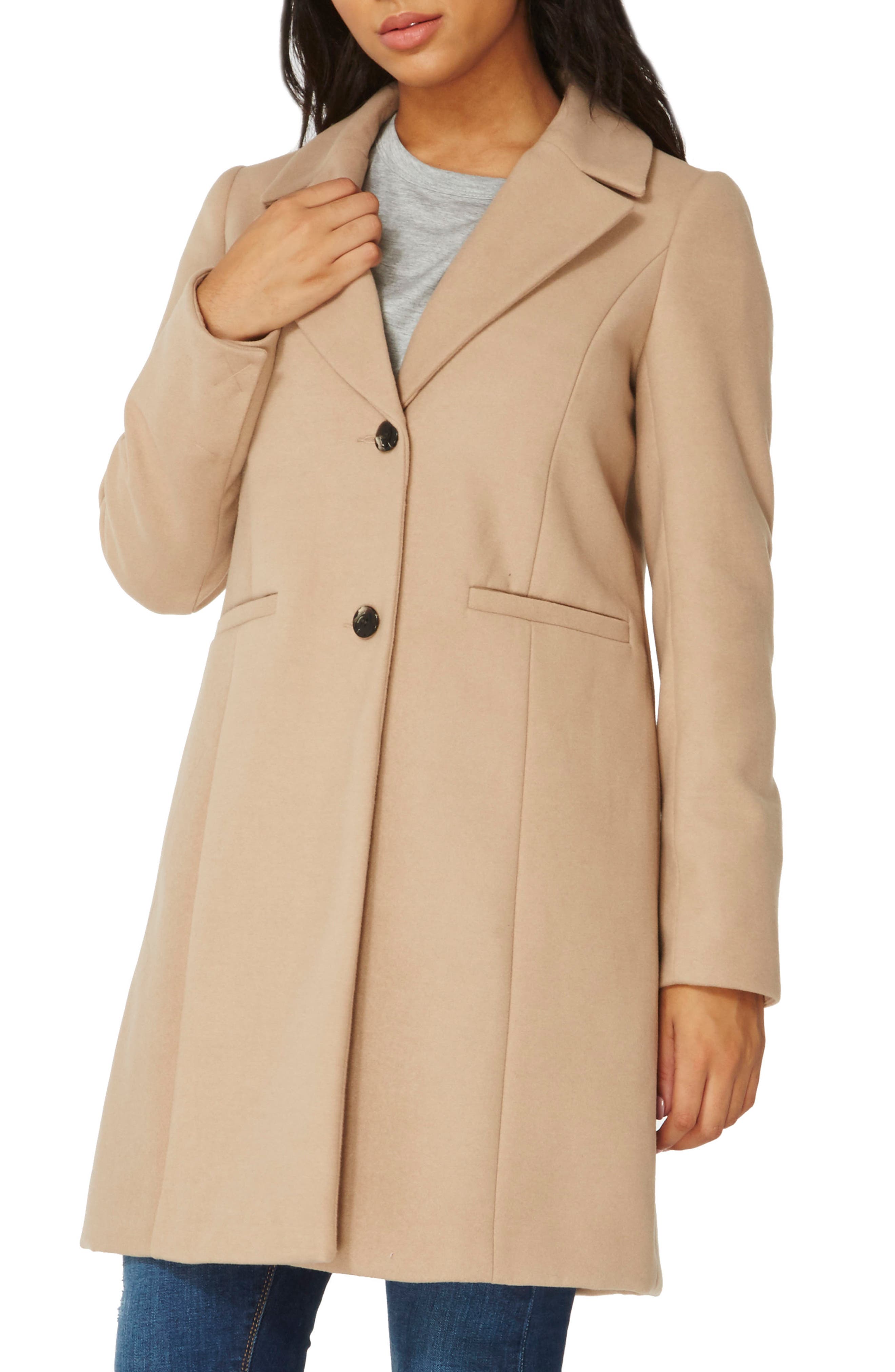 Dorothy Perkins Single Breasted Coat Nordstrom