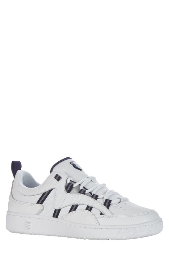 Shop K-swiss Slamm 99 Cc Sneaker In White/peacoat
