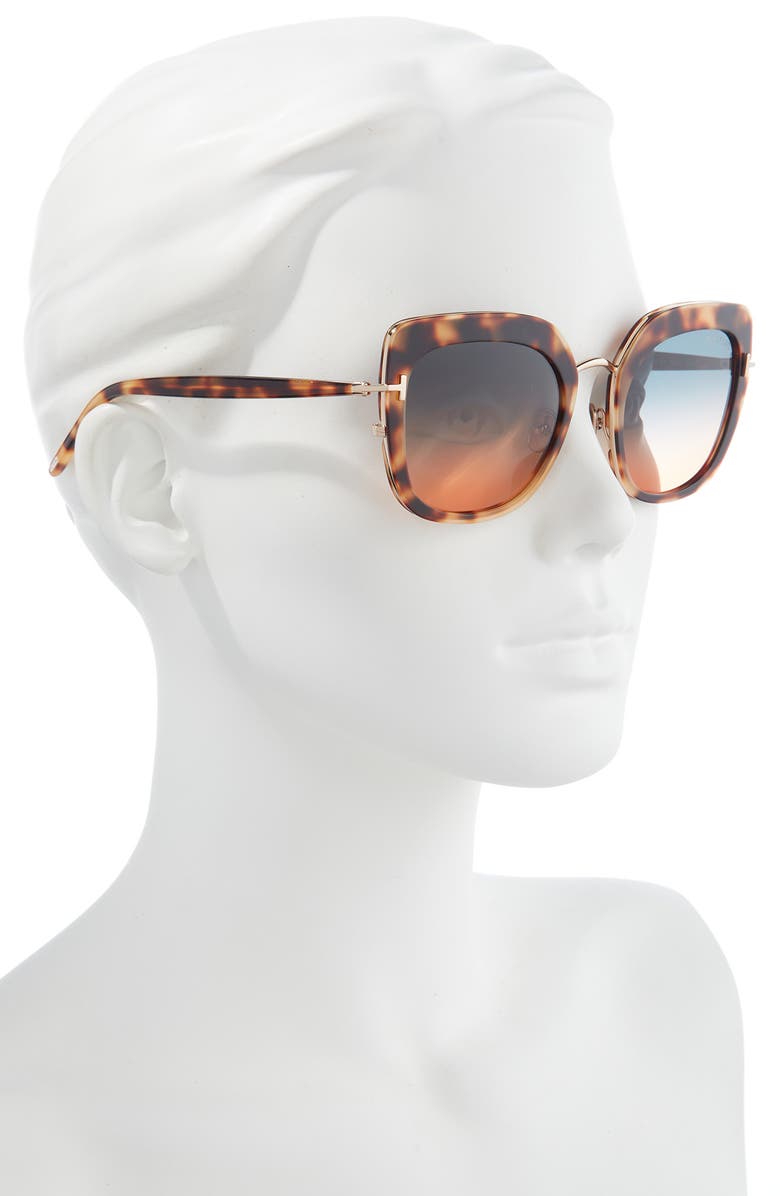 Arriba 105+ imagen tom ford 55mm gradient square sunglasses