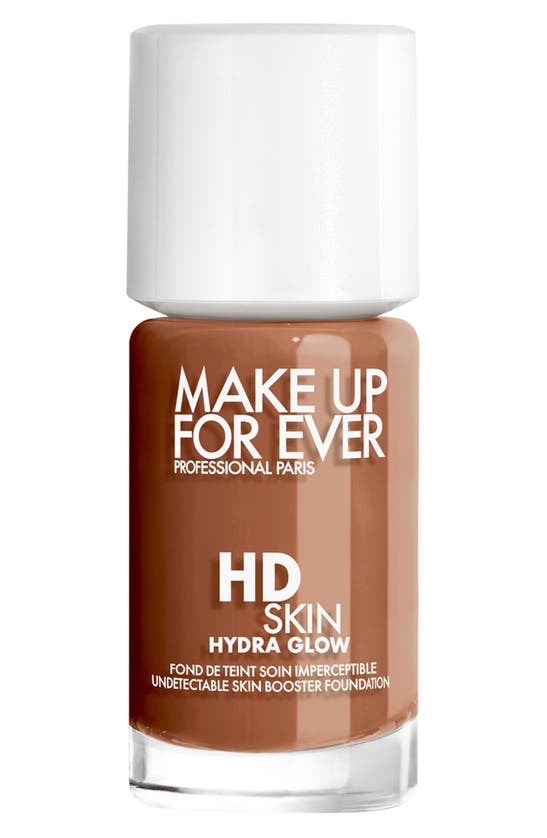 Shop Make Up For Ever Hd Skin Hydra Glow Skin Care Foundation With Hyaluronic Acid In 4n68 - Coffee