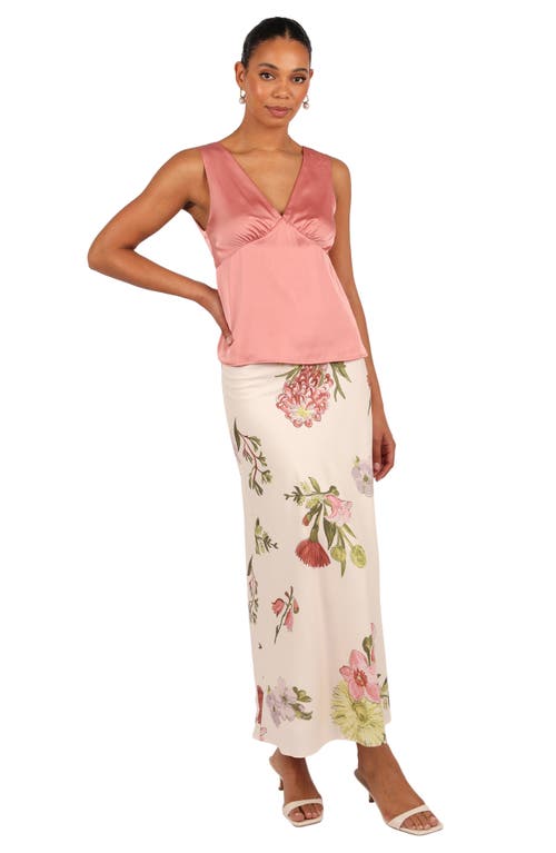 Petal And Pup Petal & Pup Ivy Satin Tank In Pink