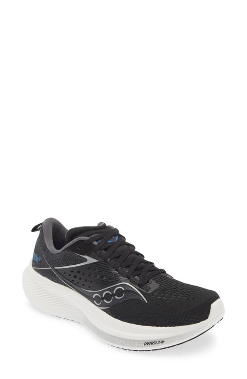 Saucony Round-head Sneakers In Black/white