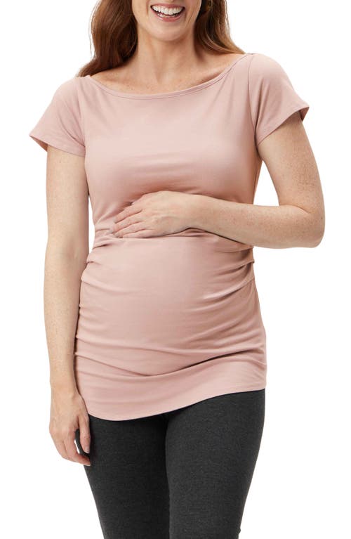 Ballet Maternity Tunic in Dusty Pink