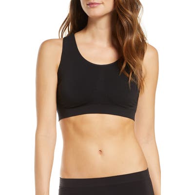 Icebreaker Anatomica Seamless Sports Bra, Black
