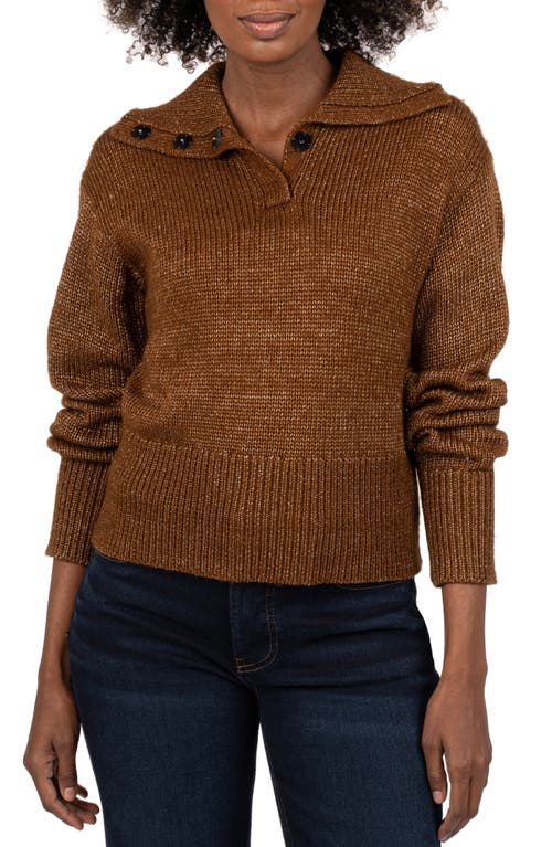 Shop Kut From The Kloth Anabel Henley Sweater In Camel