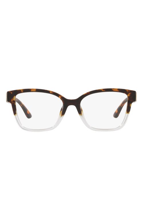 Michael Kors Karlie I 51mm Square Optical Glasses in Clear/brown at Nordstrom