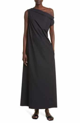 The Row Gentwood Long Sleeve Cotton Jersey Midi Dress | Nordstrom