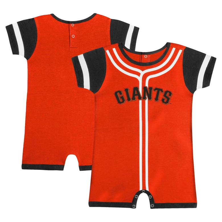 Outerstuff Babies' Infant Fanatics Branded Orange San Francisco Giants Fast Pitch Romper
