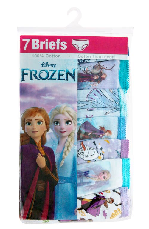 Shop Handcraft X Disney 'frozen' Assorted 7-pack Briefs In Multi Bluednu