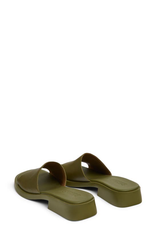 Shop Camper Dana Slide Sandal In Medium Green