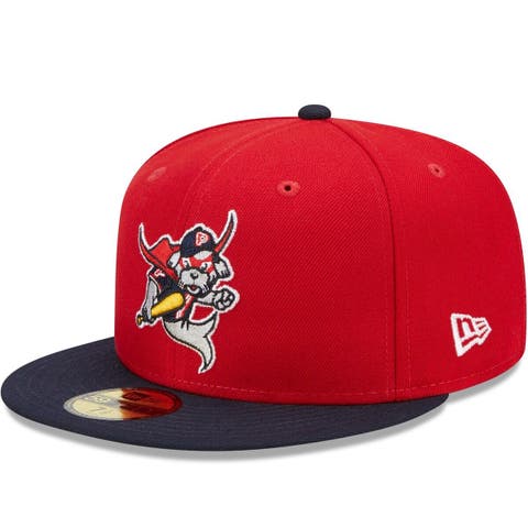New Era Men's New Era Black/Red Lansing Lugnuts Marvel x Minor League  59FIFTY Fitted Hat
