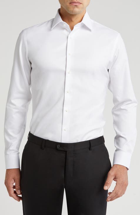 Black undershirt under white dress shirt best sale