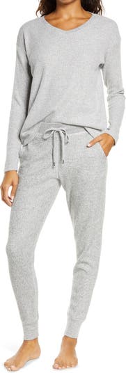 Spyder Supersoft Thermal Waffle-Knit Pajamas - Long Sleeve
