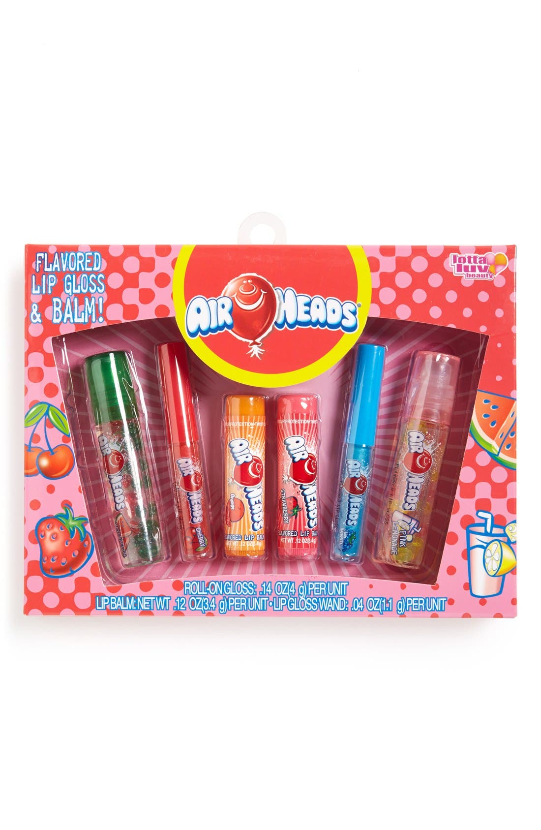 Lotta Luv 'Airheads®' Flavored Lip Gloss (Set of 6) Nordstrom