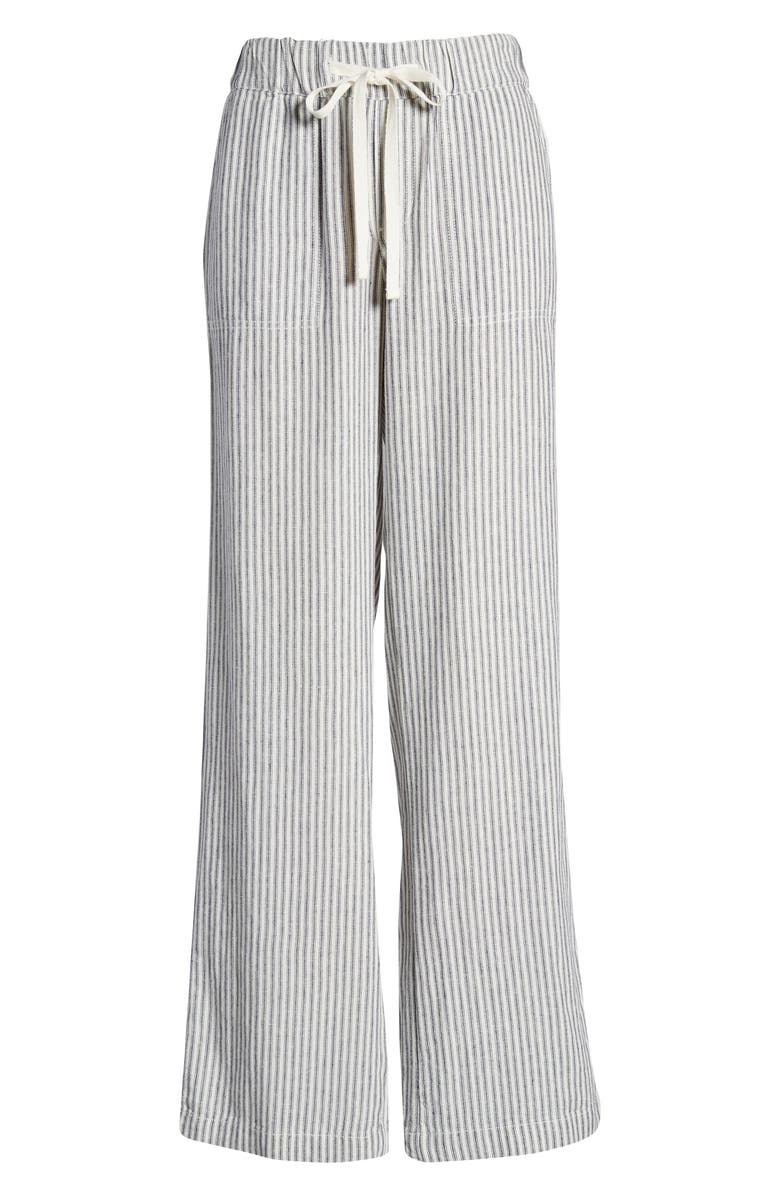 Caslon® Stripe Linen Blend Pants | Nordstrom