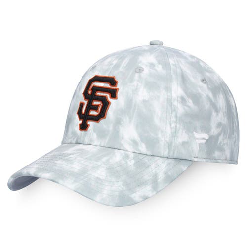 Women's Majestic Gray San Francisco Giants Smoke-Dye Adjustable Hat