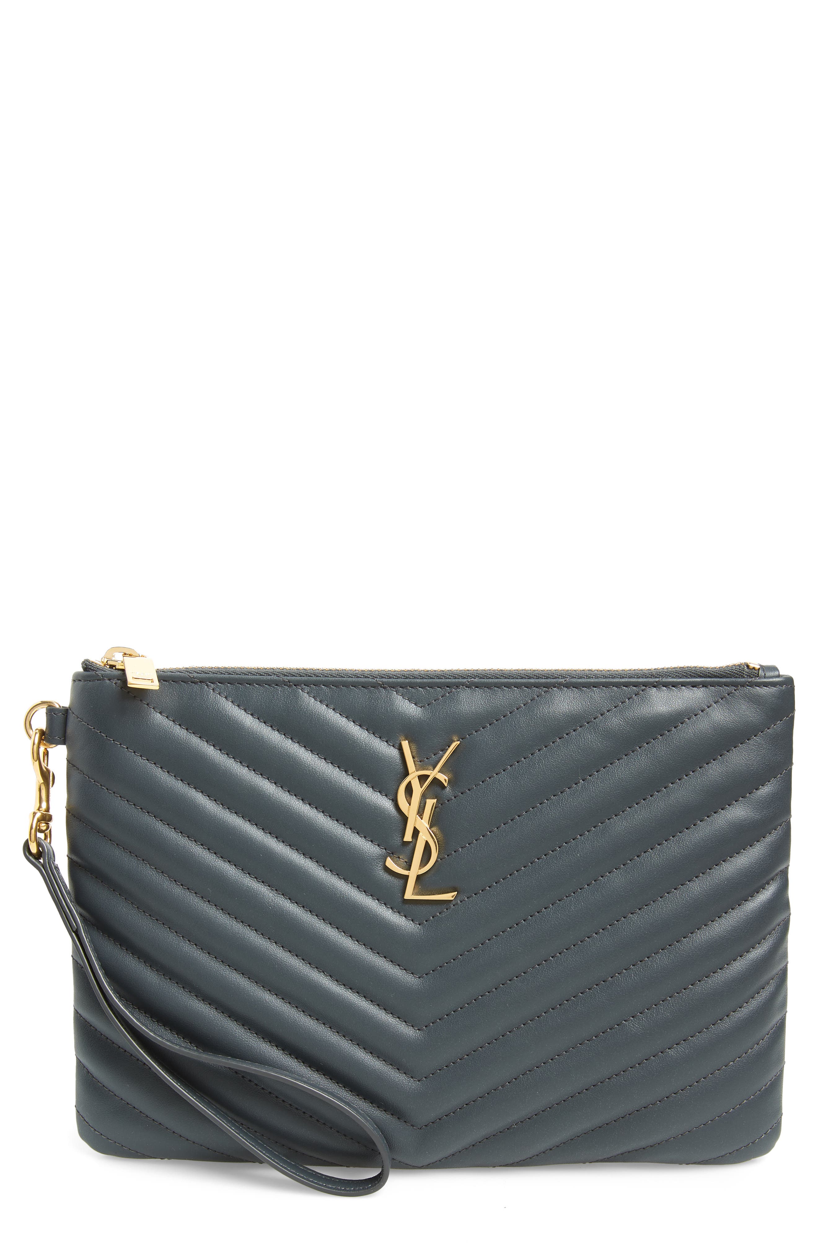 saint laurent wristlet